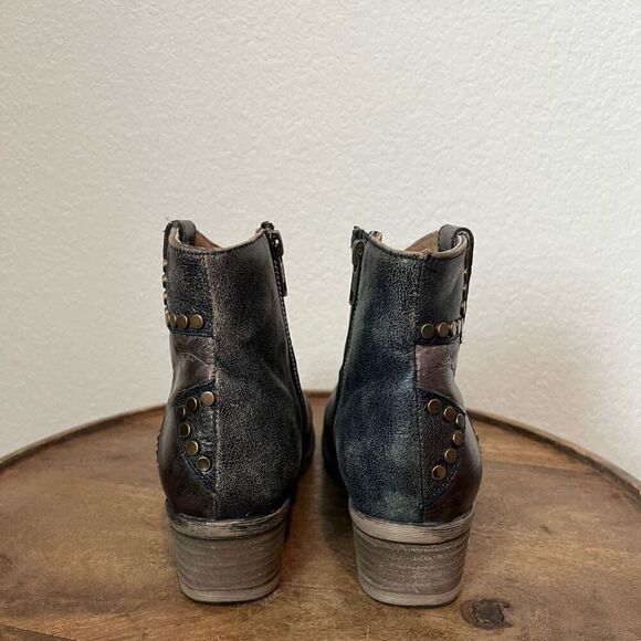 Corral Circle G Studded Star Inlay Booties Round Toe Western Women’s 5 1/2 - Picture 4 of 7